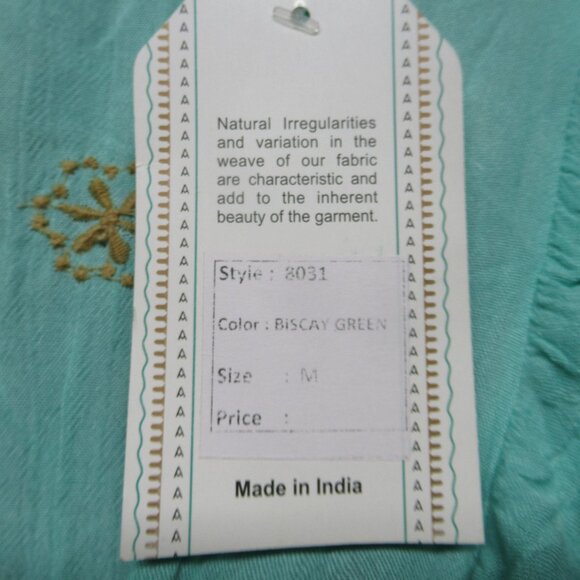 Boho Aqua Color Boho Swim Cover - Picture 2 of 11